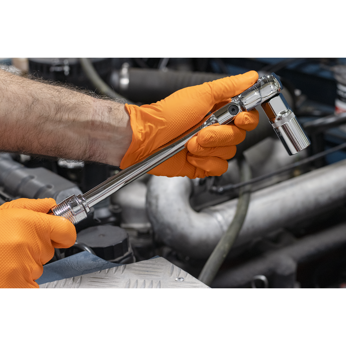 Sealey AK6682 Premier Locking Flexi-Head Extendable Ratchet Wrench 1/2"Sq Drive - additional view 10