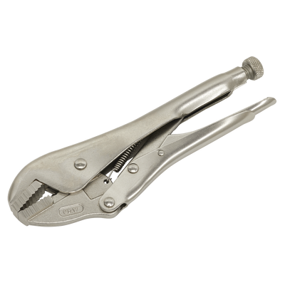 Sealey AK6823 Premier Locking Pliers Straight Jaws 225mm 0-44mm Capacity