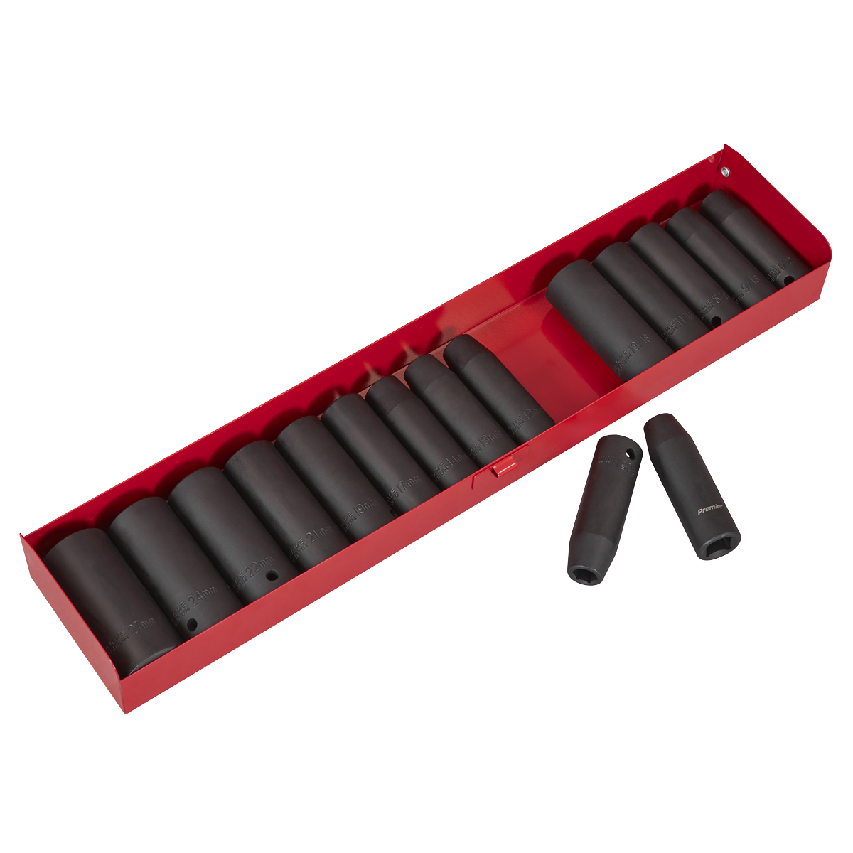 Sealey AK685 Premier Metric/Imperial Deep Impact Socket Set 1/2"Sq Drive 16pc - additional view 7