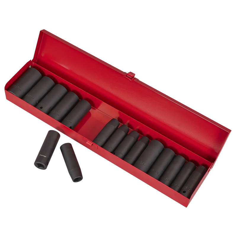 Sealey AK685 Premier Metric/Imperial Deep Impact Socket Set 1/2"Sq Drive 16pc - additional view 4