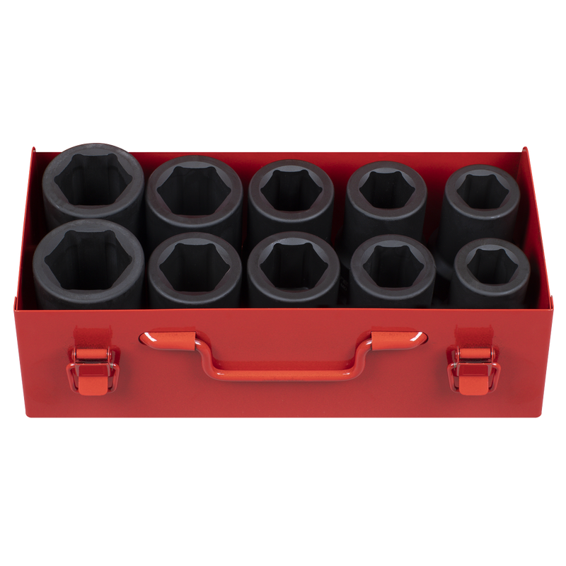 Sealey AK689 Premier Metric/Imperial Deep Impact Socket Set 1"Sq Drive 10pc - additional view 3