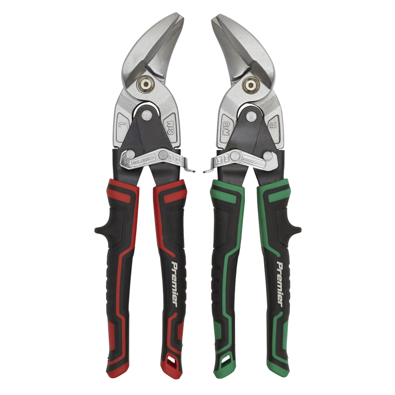 Sealey AK69072 Premier High Leverage Offset Aviation Tin Snip Set 2pc - additional view 3