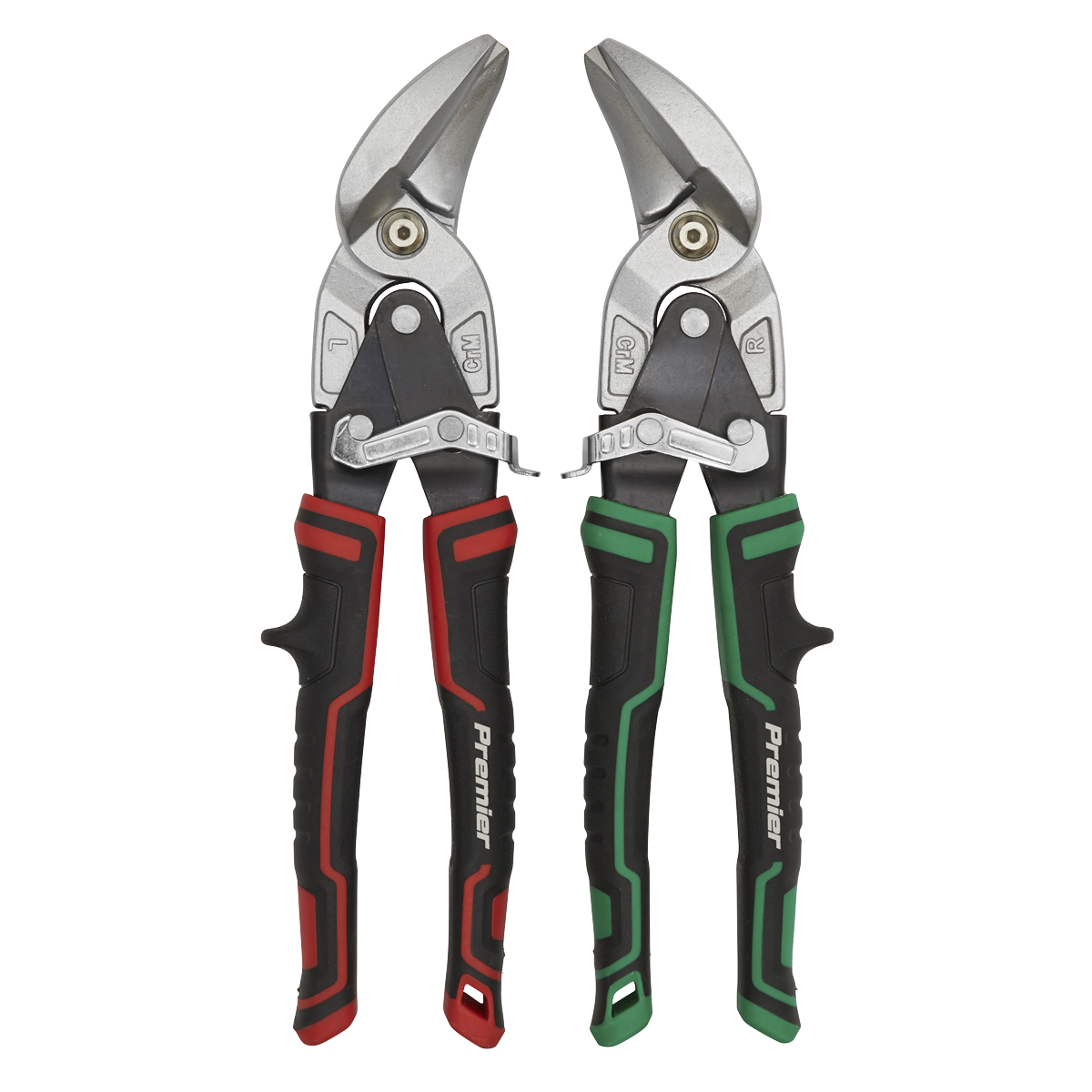 Sealey AK69072 Premier High Leverage Offset Aviation Tin Snip Set 2pc - additional view 3