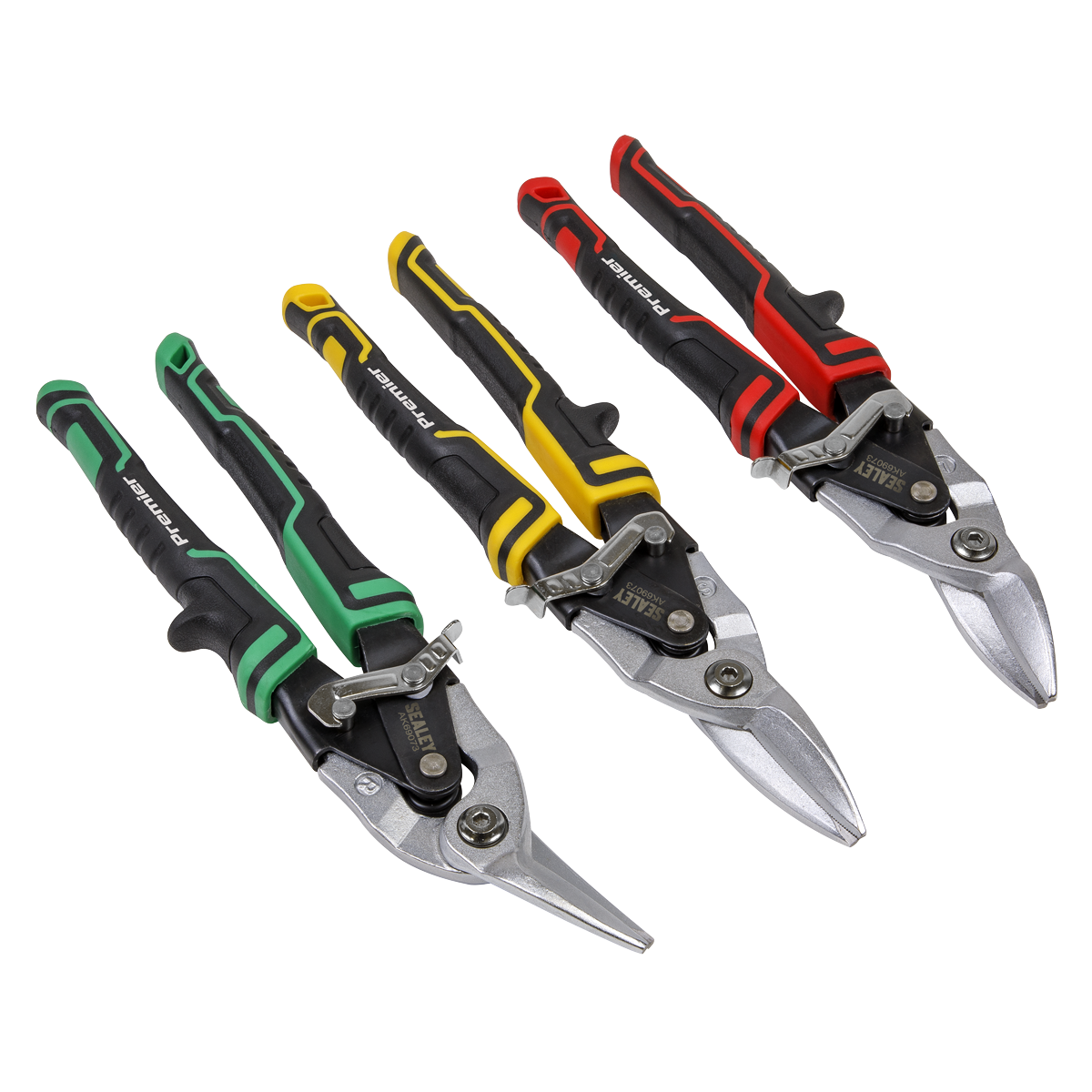 Sealey AK69073 Premier High Leverage Aviation Tin Snip Set 3pc - additional view 2