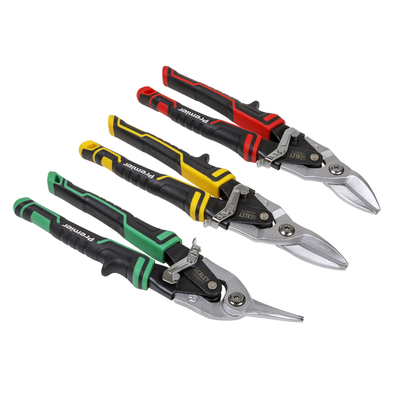 Sealey AK69073 Premier High Leverage Aviation Tin Snip Set 3pc - additional view 3