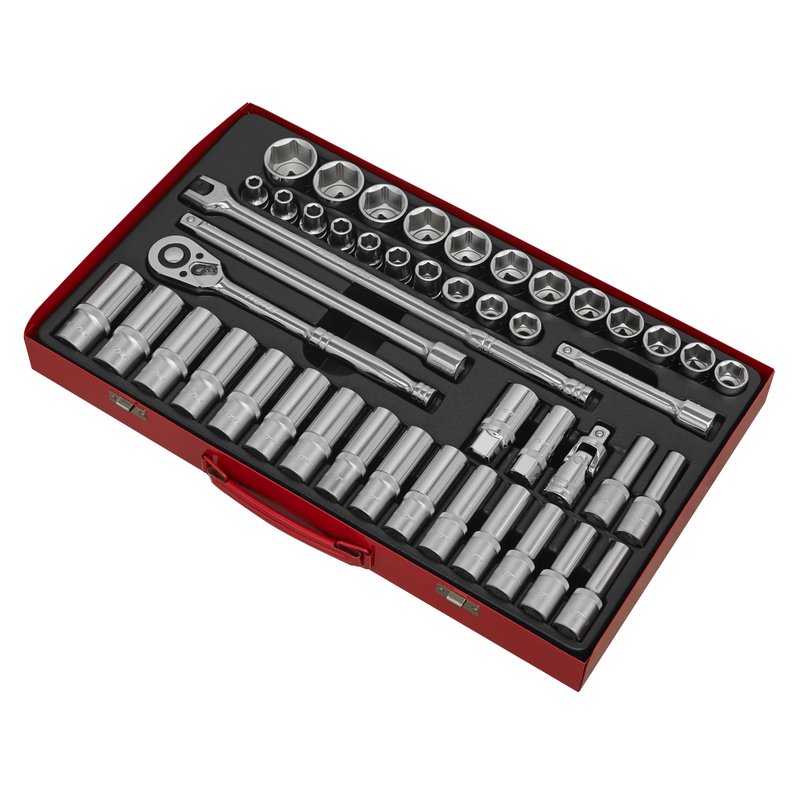 Sealey AK6941 Premier Socket Set 1/2"Sq Drive 46pc - additional view 2