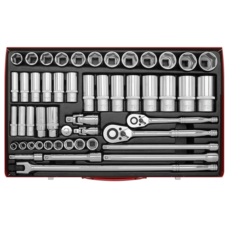 Sealey AK6942 Premier Socket Set 3/8" & 1/2"Sq Drive 50pc - additional view 6