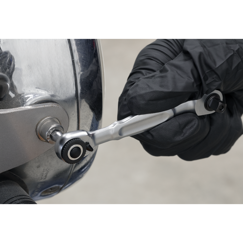 Sealey AK6972 Micro Ratchet Bit Driver & Wrench 1/4"Sq & 1/4"Hex Drive - additional view 7
