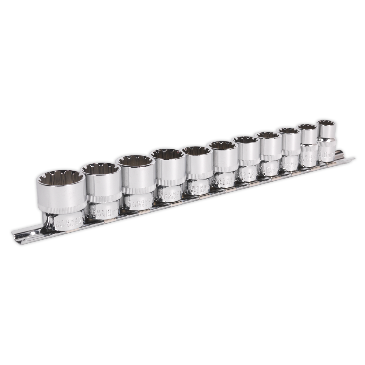 Sealey AK69911 Premier Total Drive® Socket Set 3/8"Sq Drive 11pc