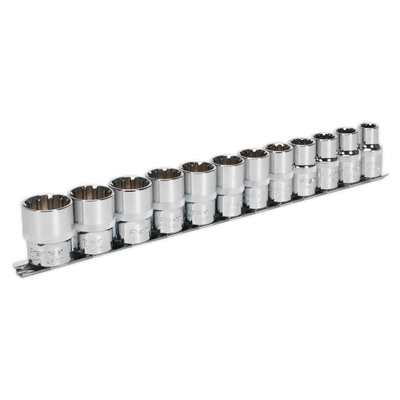 Sealey AK70612 Premier Socket Set 1/2"Sq Drive12pc