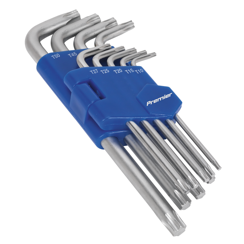 Sealey AK7142 Premier Long TRX-Star* Key Set 9pc