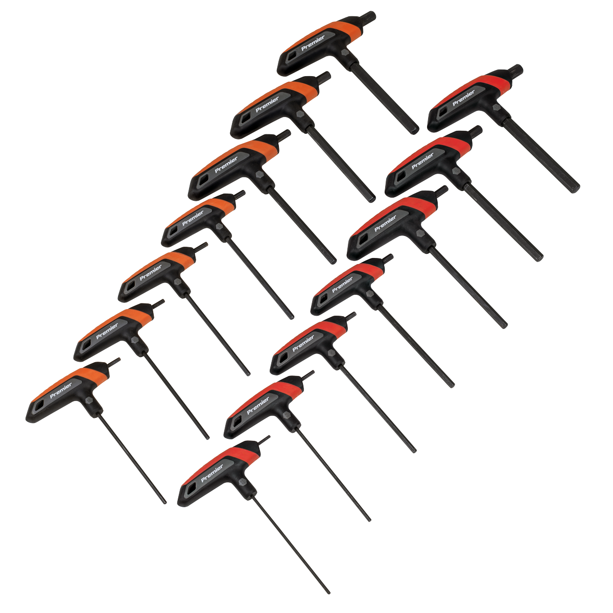 Sealey AK7149 Premier Metric/Imperial T-Handle Hex Key Set 14pc - additional view 3