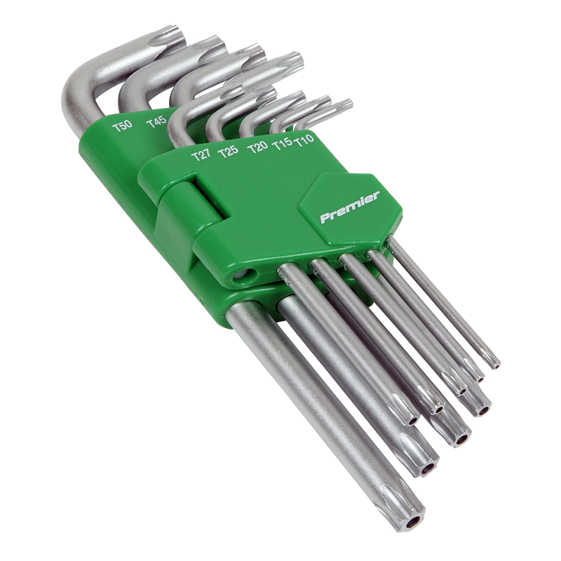 Sealey AK7162 Premier Long Security TRX-Star* Key Set 9pc
