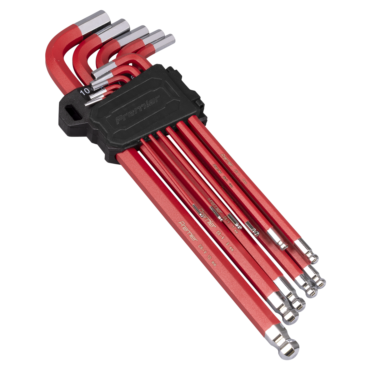 Sealey AK7164 Premier Extra-Long Ball-End Hex Key Set 11pc