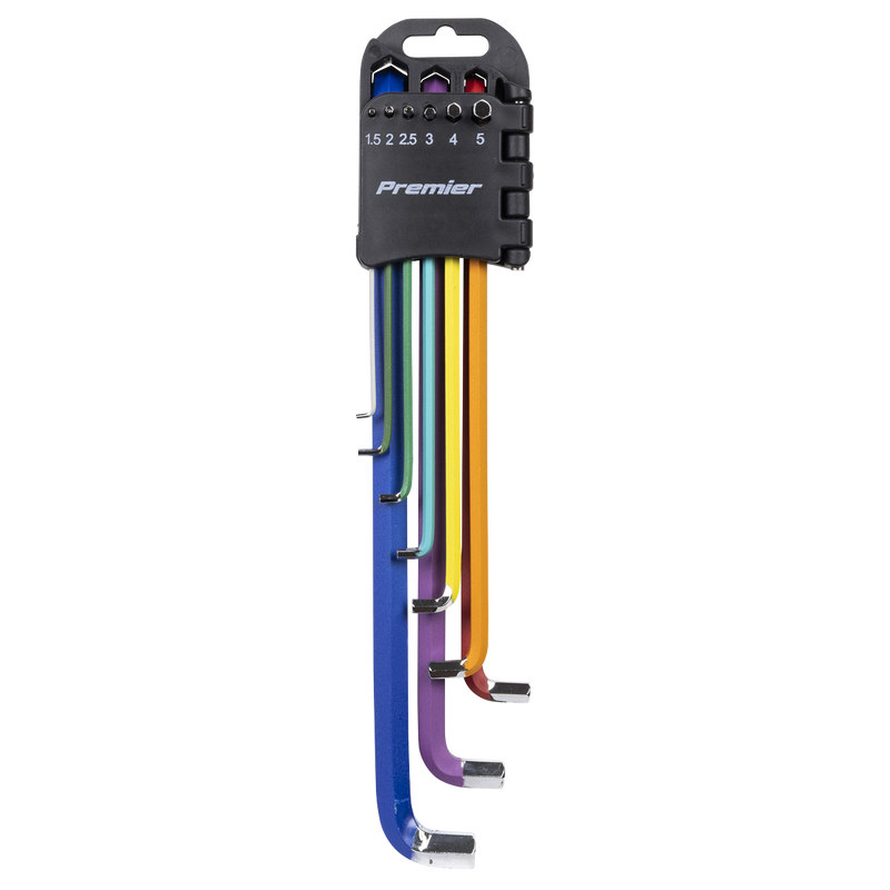 Sealey AK71740 Premier Extra-Long Stubby Element Hex Key Set 9pc - additional view 5
