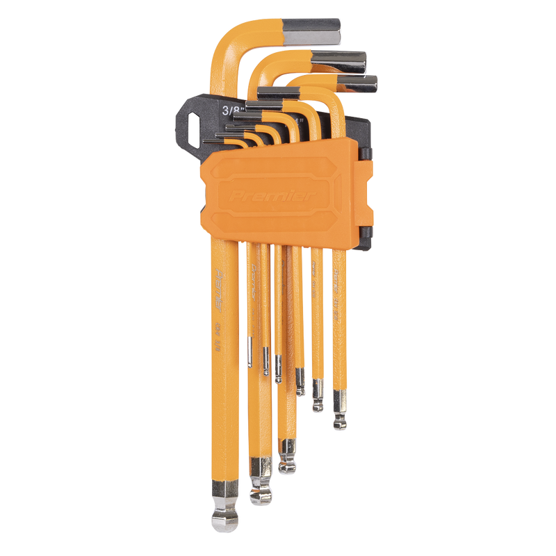 Sealey AK71750 Premier Imperial Long Ball-End Hex Key Set 9pc - additional view 3