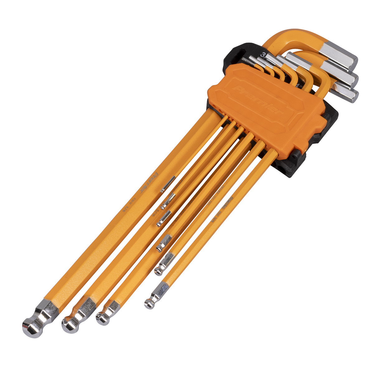 Sealey AK7175 Premier Imperial Extra-Long Ball-End Hex Key Set 9pc - additional view 3