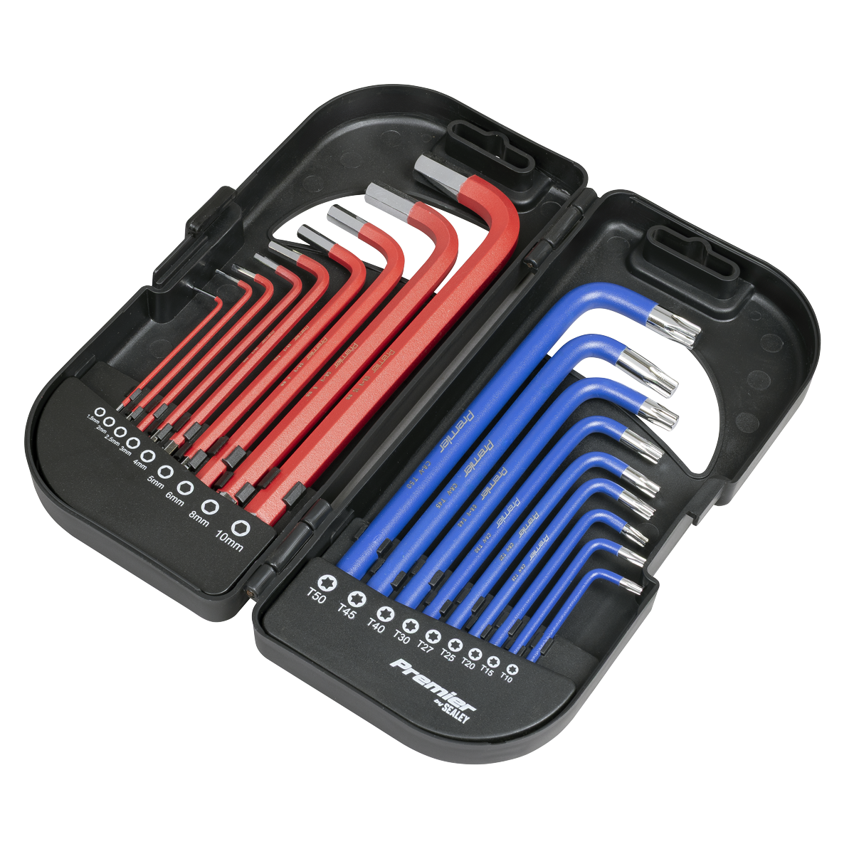 Sealey AK7176 Long Anti-Slip TRX-Star* & Ball-End Hex Key Set 18pc - additional view 7