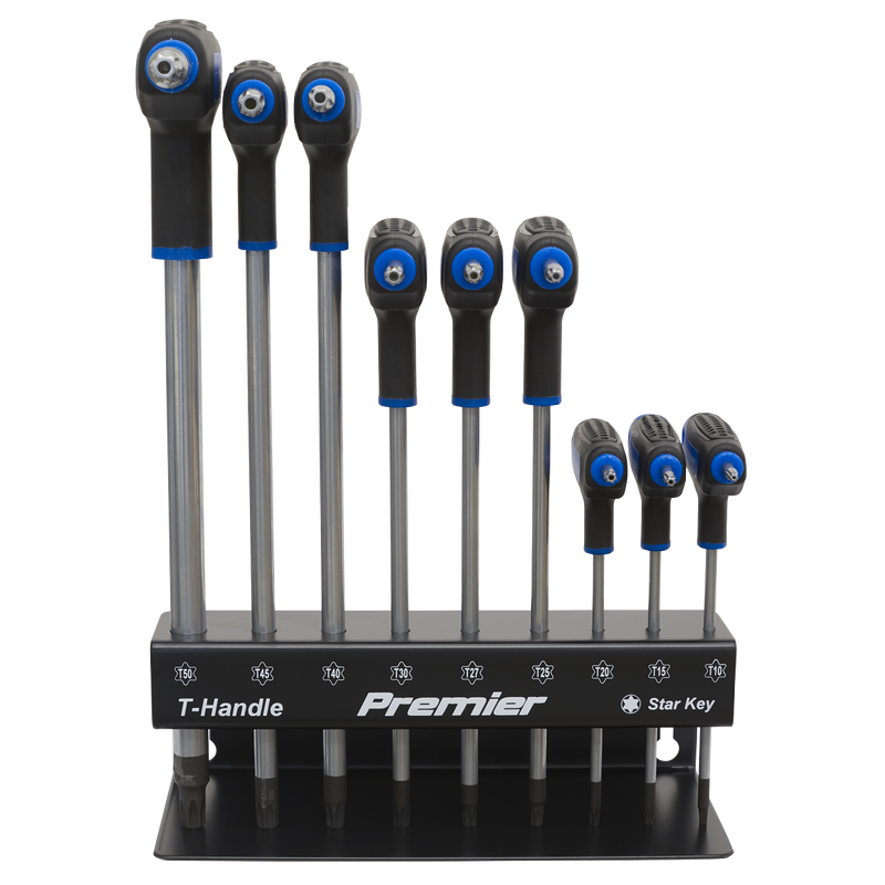 Sealey AK7196 Premier T-Handle TRX-Star* Key Set 9pc - additional view 3