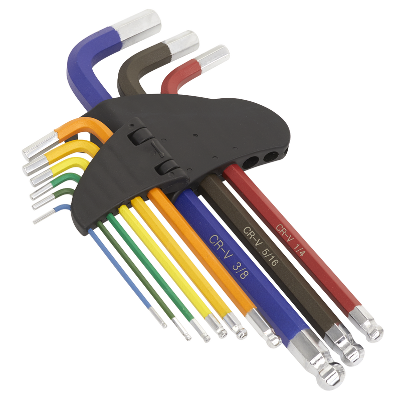 Sealey AK7197 Premier Imperial Long Ball-End Hex Key Set 9pc - additional view 7