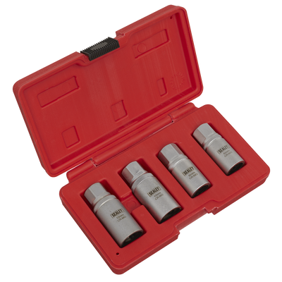 Sealey AK723 Metric Stud Extractor Set 1/2"Sq Drive 4pc
