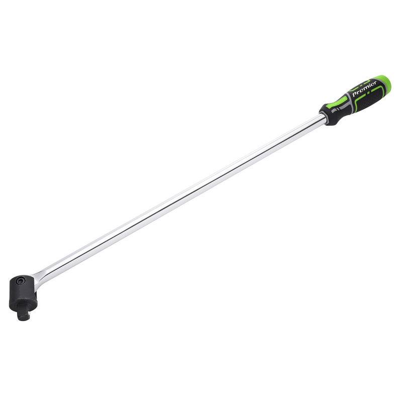 Sealey AK7306HV Premier Breaker Bar 1/2"Sq Drive 600mm - Hi-Vis Green