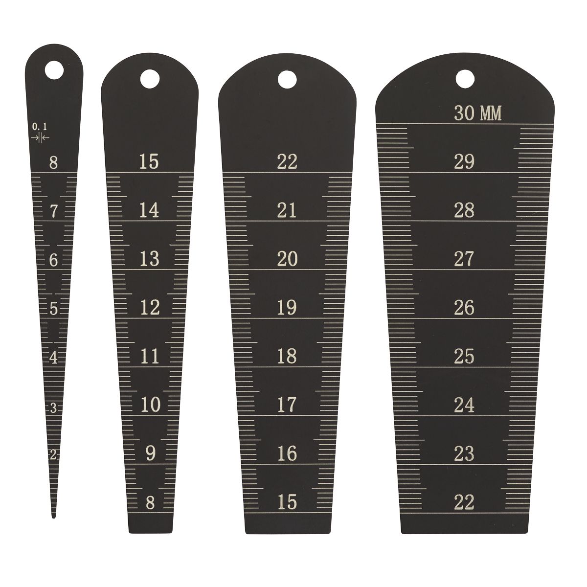 Sealey AK75TPG Taper Bore Gauge 1-30mm 4pc - additional view 3