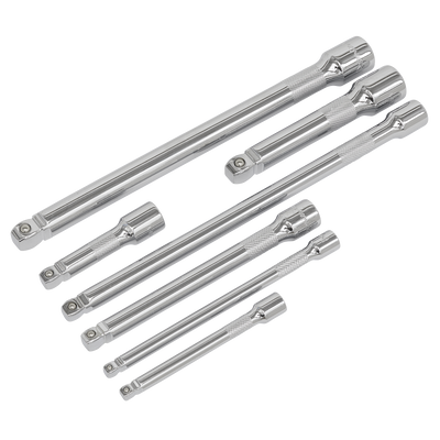 Sealey AK770 Premier Wobble/Rigid Extension Bar Set 1/4", 3/8" & 1/2"Sq Drive 7pc