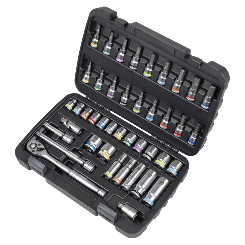 Sealey AK7915 Socket & Socket Bit Set 3/8"Sq Drive 42pc - additional view 6