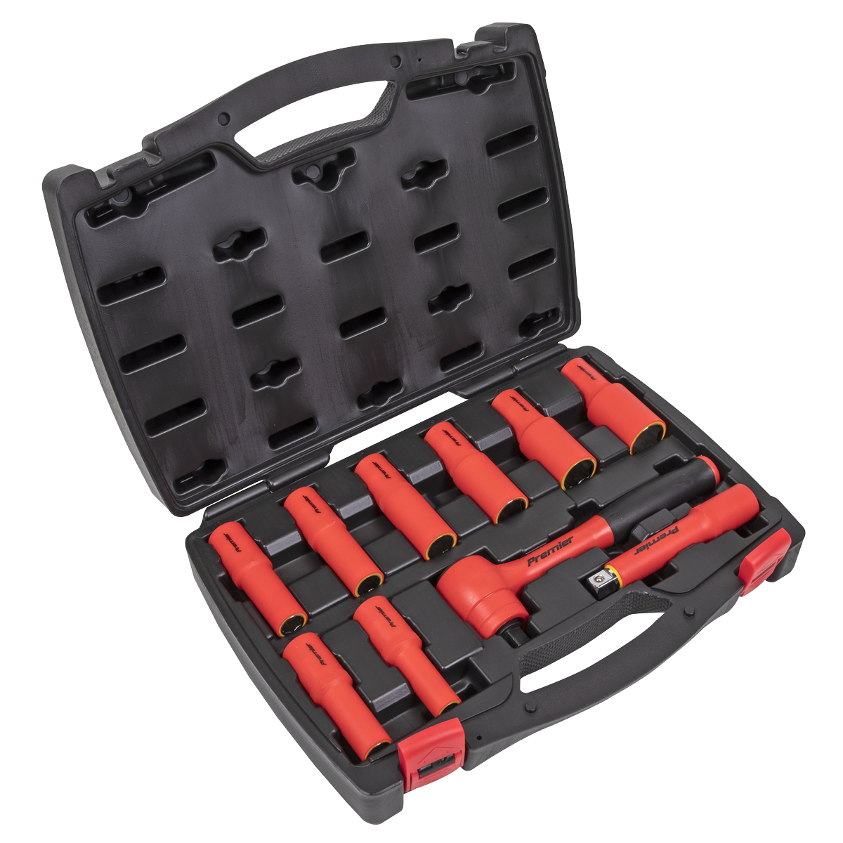 Sealey AK7943 Premier Insulated Socket Set 1/2"Sq Drive 10pc - VDE Approved - additional view 2