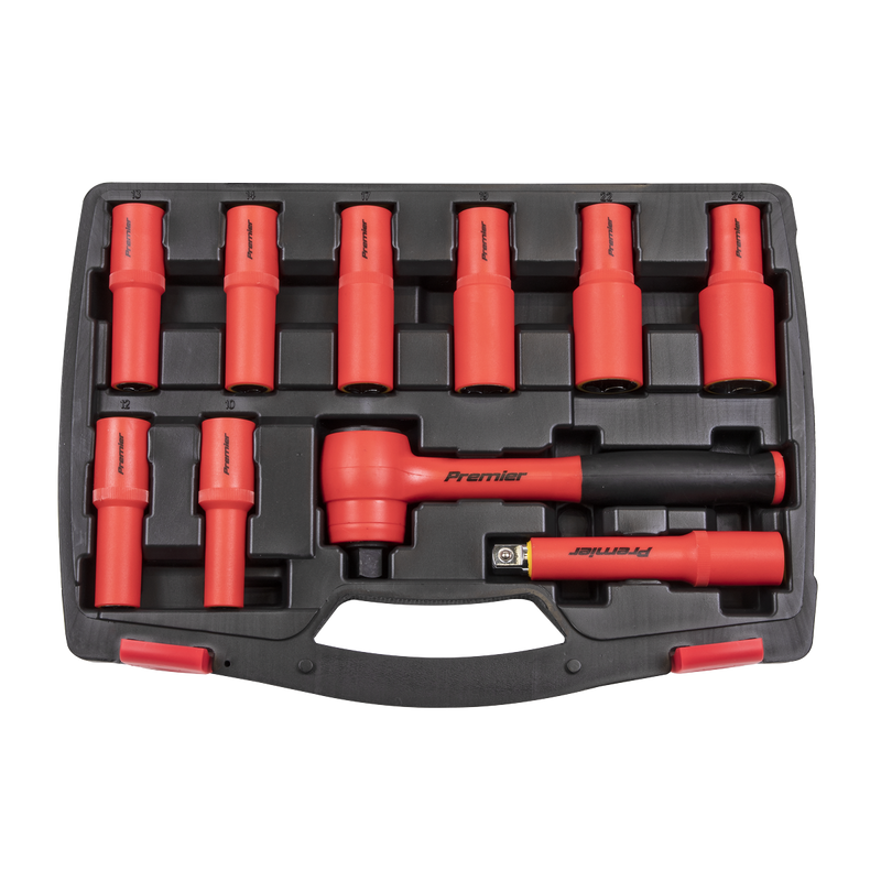 Sealey AK7943 Premier Insulated Socket Set 1/2"Sq Drive 10pc - VDE Approved - additional view 3