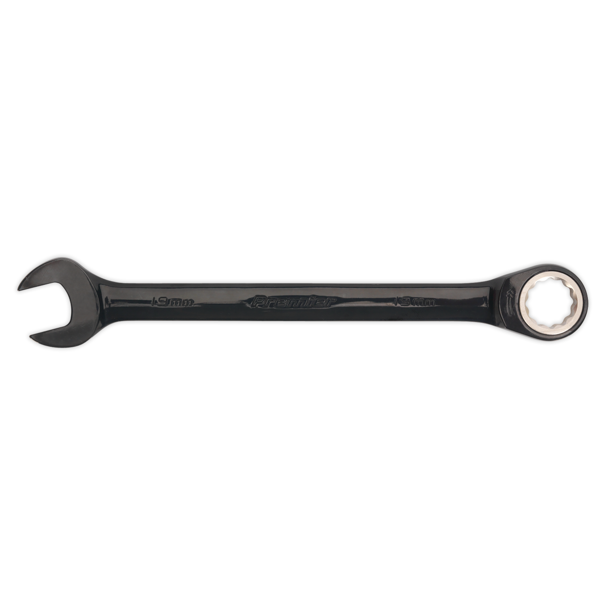 Sealey AK7978 Premier Black Combination Ratchet Spanner Set 7pc - additional view 2