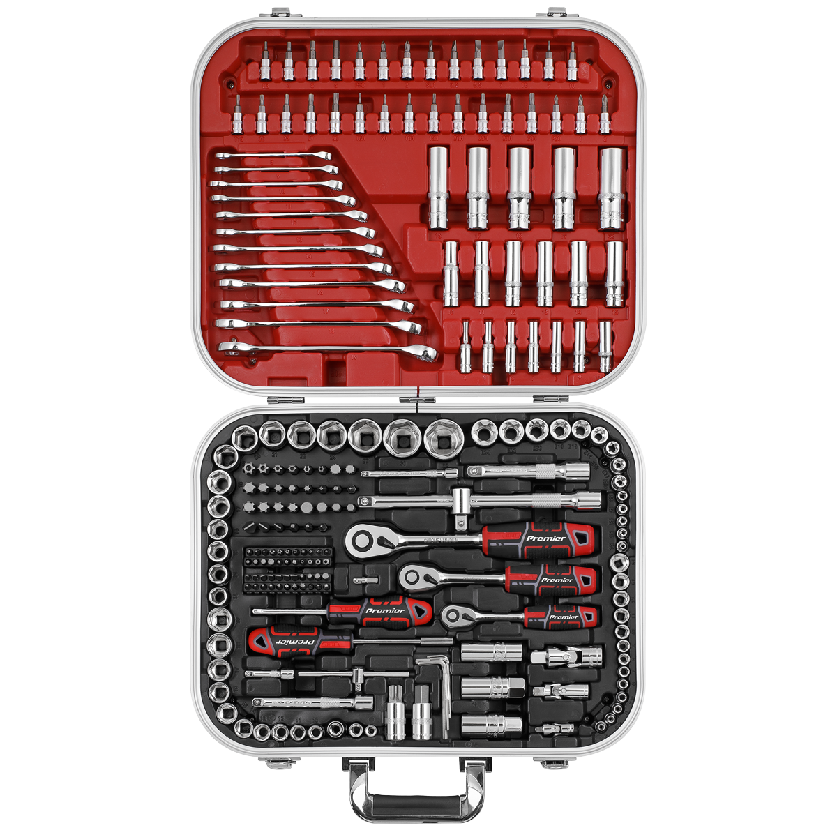 Sealey AK7982 Premier Socket Set 1/4", 3/8" & 1/2"Sq Drive 216pc - additional view 3