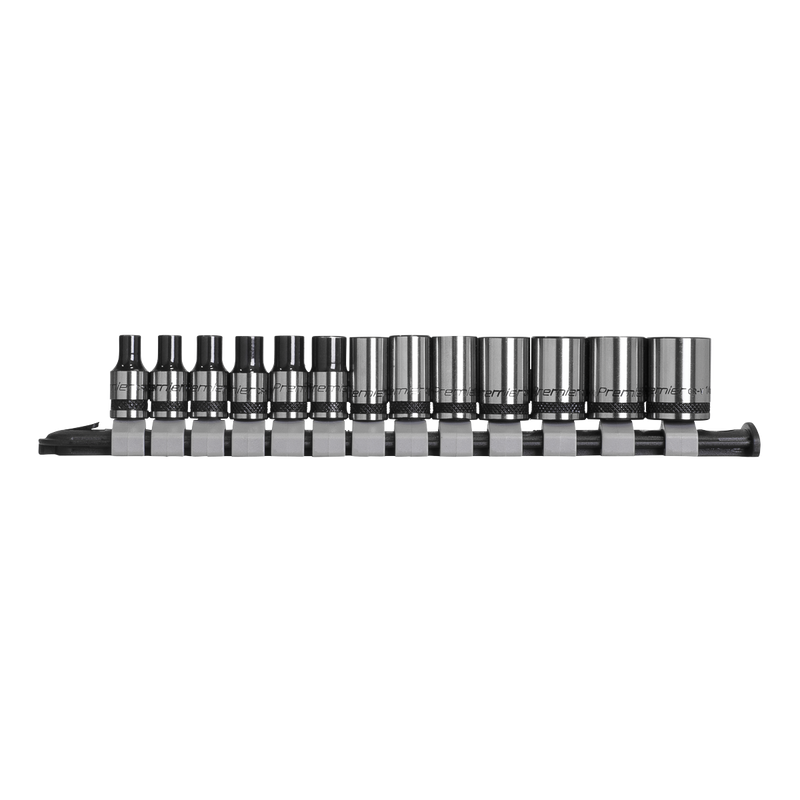 Sealey AK7990 Premier Black Socket Set 1/4"Sq Drive 13pc - additional view 4