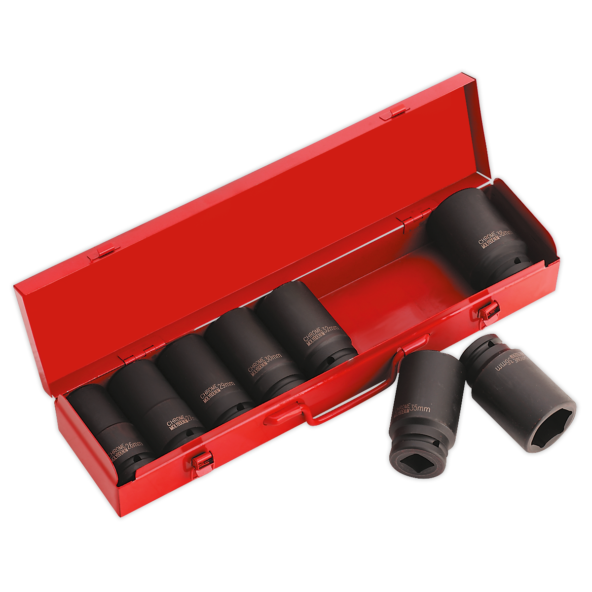 Sealey AK80/9M Premier Deep Impact Socket Set 3/4"Sq Drive 8pc
