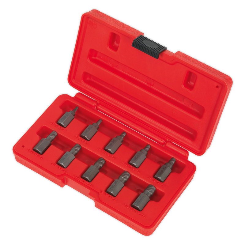 Sealey AK8181 Multi-Spline Screw Extractor Set 10pc - additional view 2