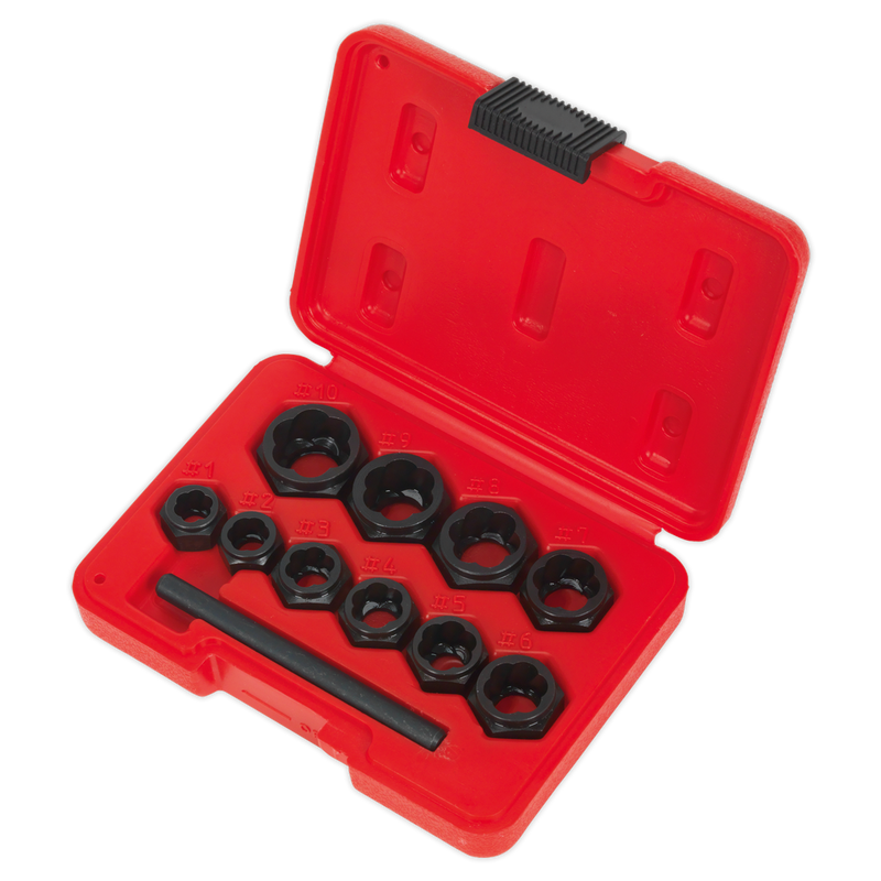 Sealey AK8183 Spanner Type Bolt Extractor Set 11pc - additional view 2