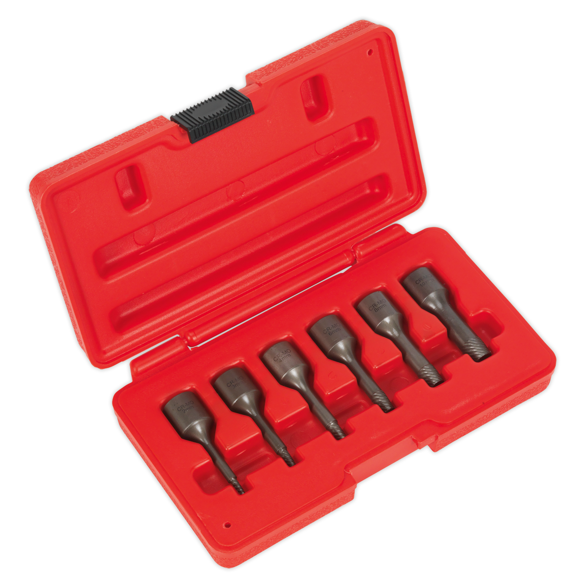 Sealey AK8185 Screw Extractor Set 3/8"Sq Drive 6pc