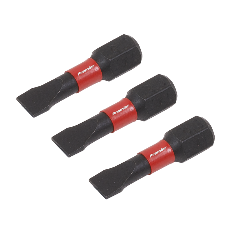 Sealey AK8202 Premier Slotted Impact Power Tool Bits 5.5 x 25mm 3pc - additional view 2