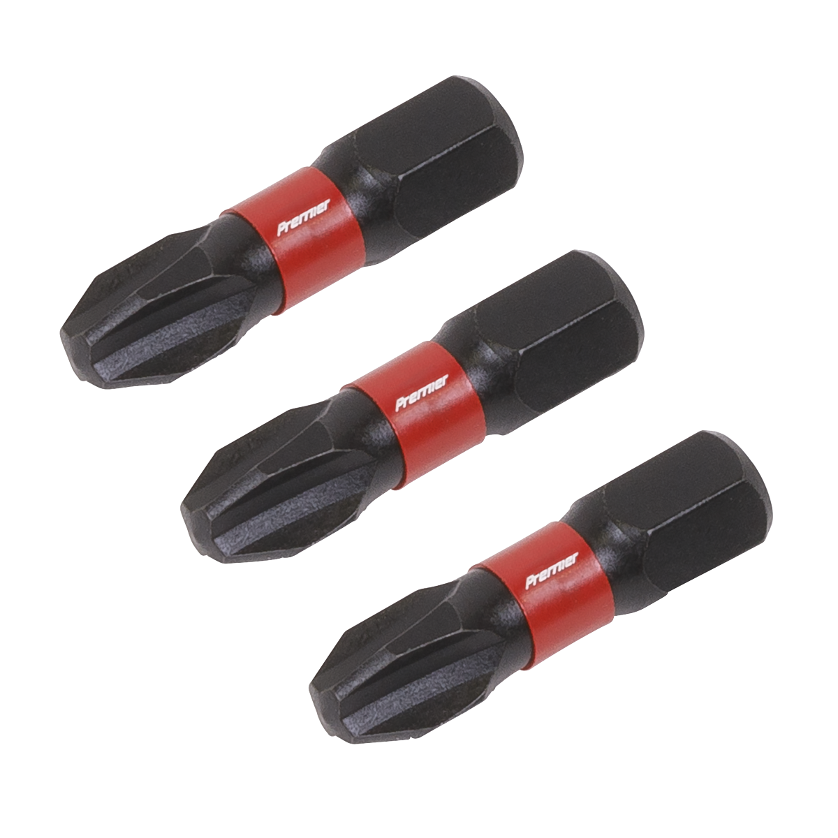 Sealey AK8206 Premier Phillips Impact Power Tool Bits #3 x 25mm 3pc - additional view 2