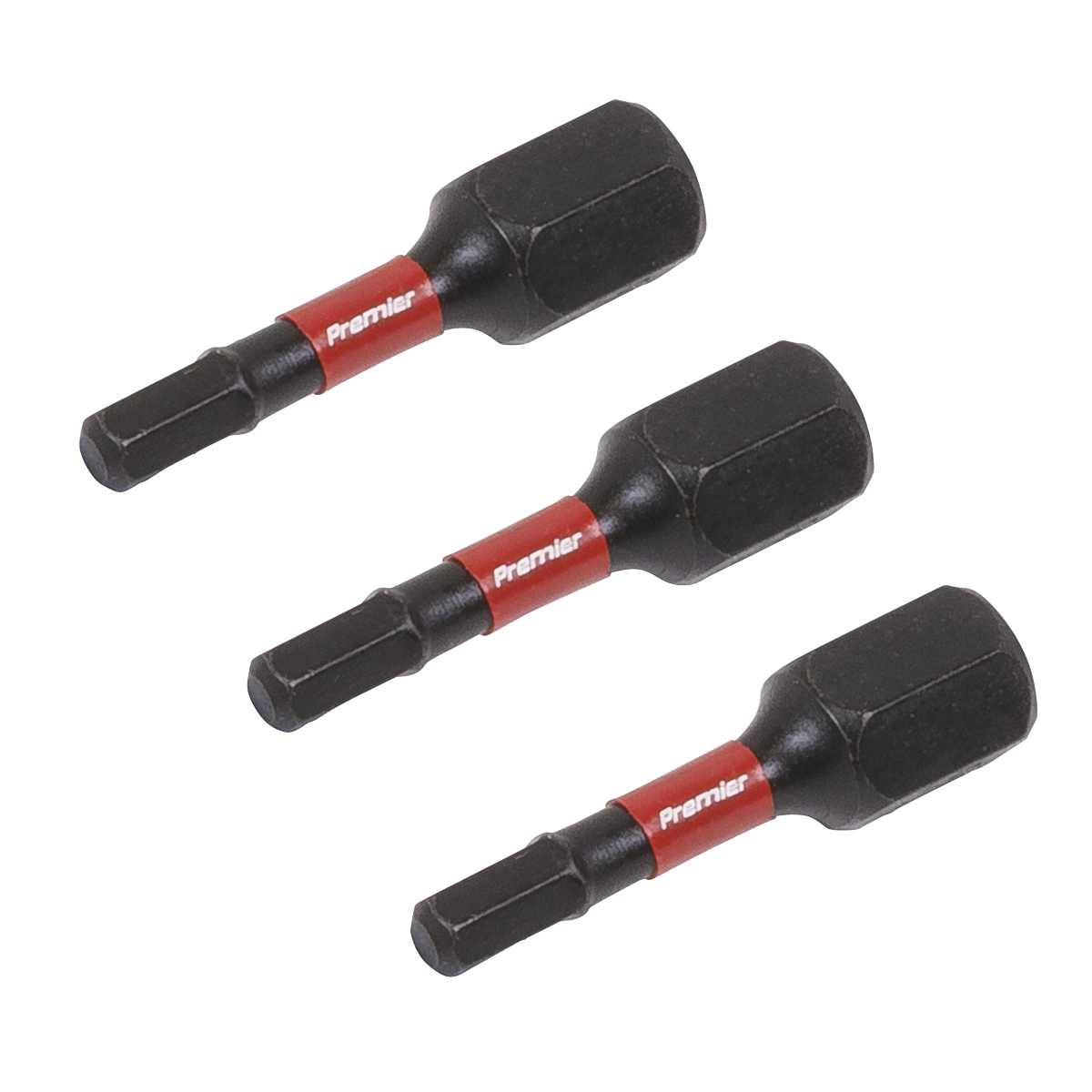 Sealey AK8211 Premier Hex Impact Power Tool Bits 3 x 25mm 3pc - additional view 4