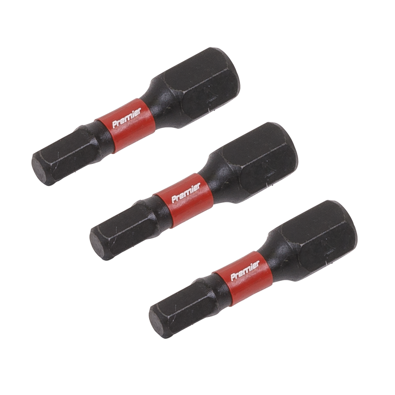 Sealey AK8212 Premier Hex Impact Power Tool Bits 4 x 25mm 3pc - additional view 3