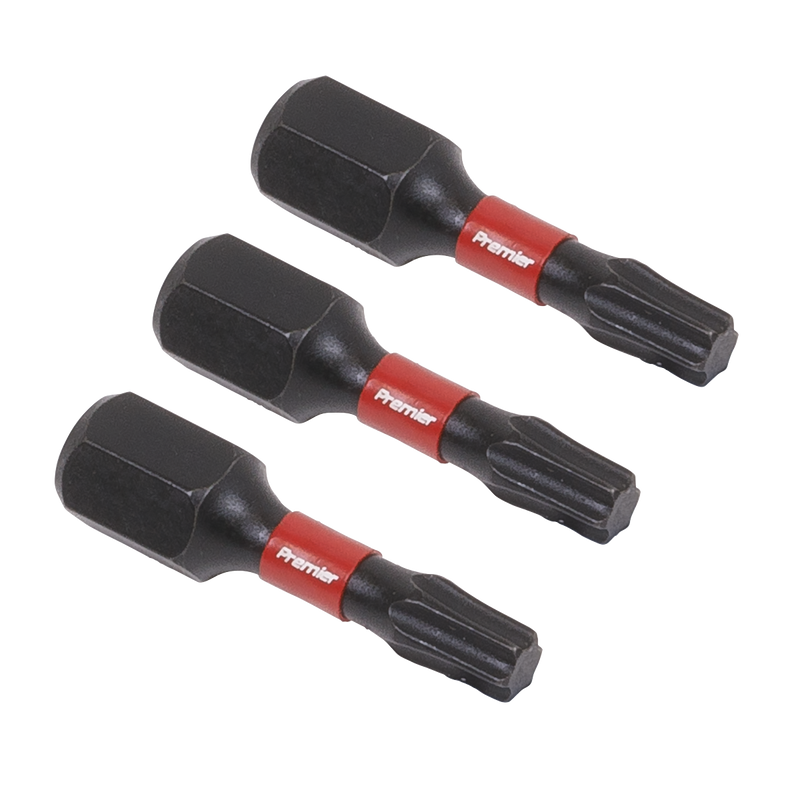 Sealey AK8217 Premier TRX-Star* Impact Power Tool Bits T20 x 25mm 3pc