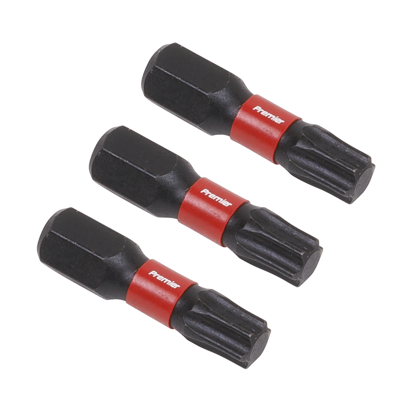 Sealey AK8220 TRX-Star* Impact Power Tool Bits T30 x 25mm 3pc