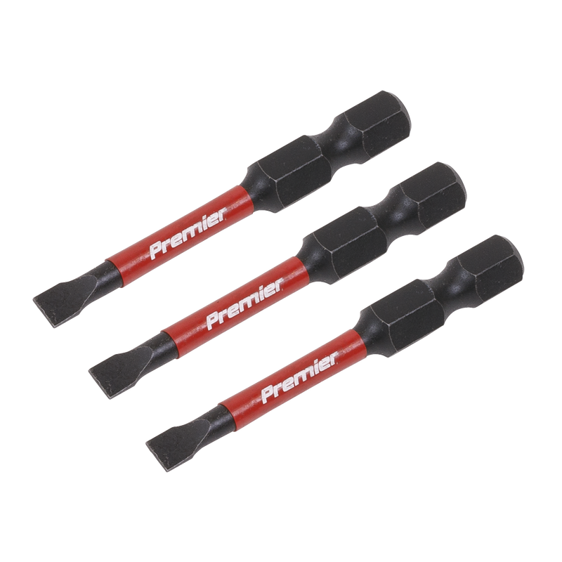 Sealey AK8226 Premier Slotted Impact Power Tool Bits 4.5 x 50mm 3pc - additional view 2