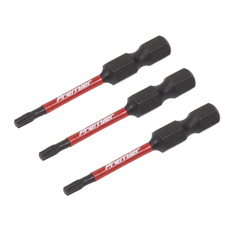 Sealey AK8240 Premier TRX-Star* Impact Power Tool Bits T10 x 50mm 3pc - additional view 2