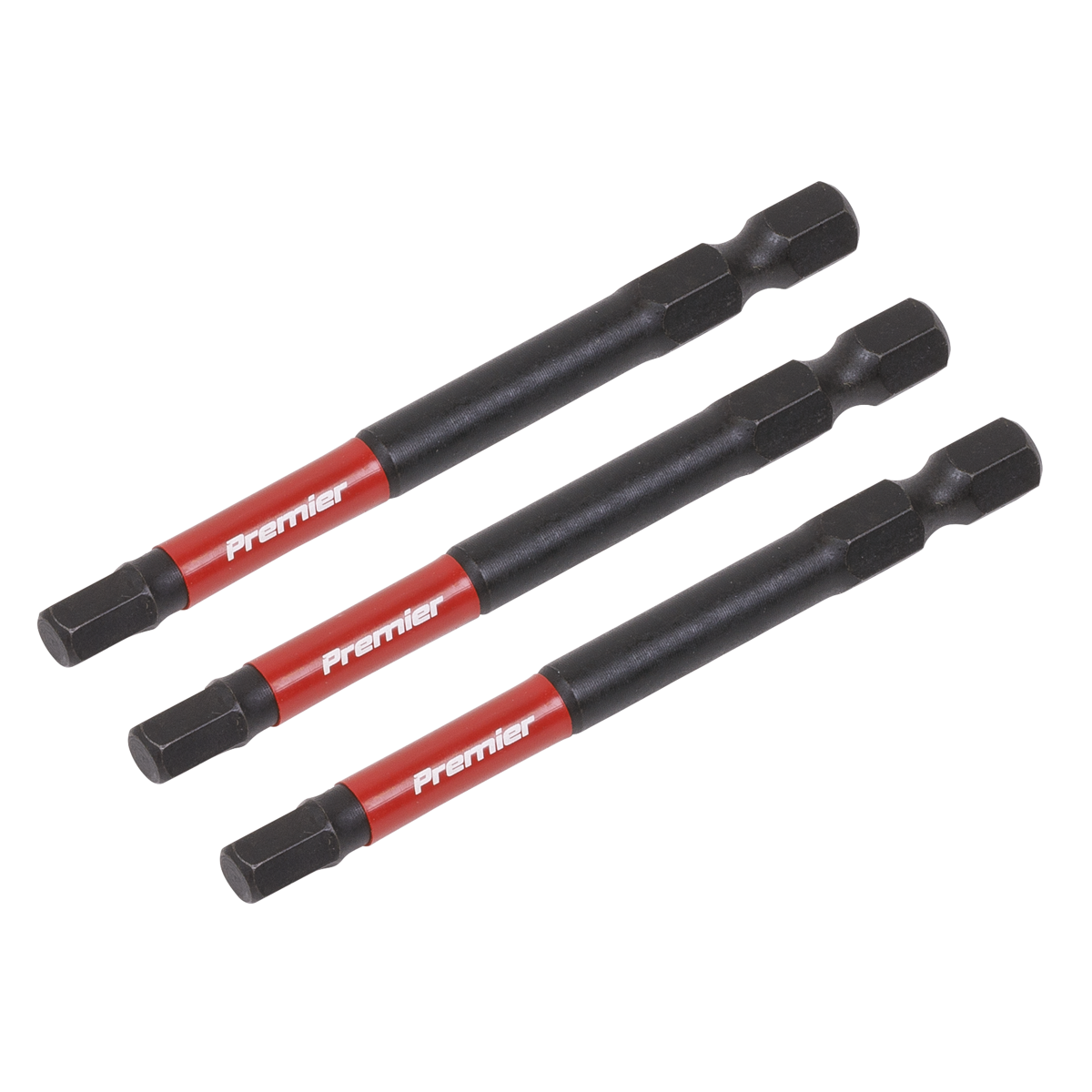 Sealey AK8263 Premier Hex Impact Power Tool Bits 5 x 75mm 3pc - additional view 2