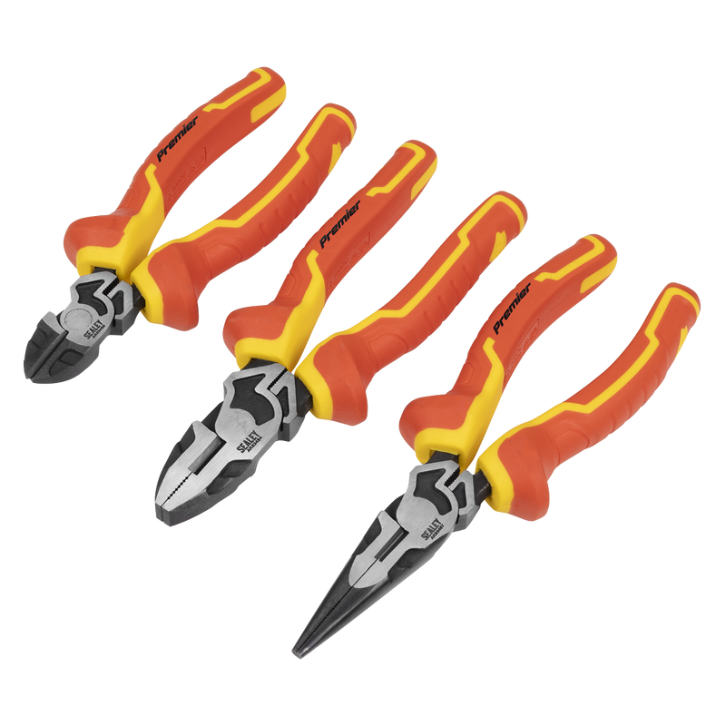 Sealey AK83452 Premier High Leverage Pliers Set 3pc - VDE Approved - additional view 4