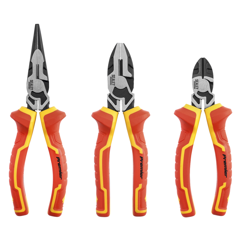 Sealey AK83452 Premier High Leverage Pliers Set 3pc - VDE Approved - additional view 5