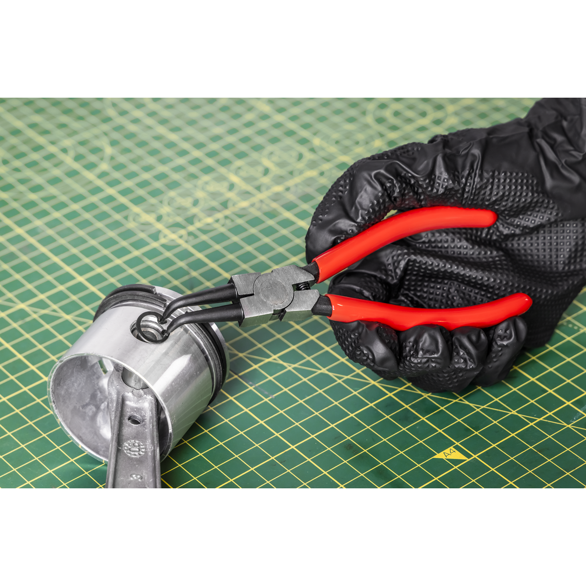 Sealey AK84533 Premier Circlip Pliers Internal Bent Nose 140mm - additional view 3